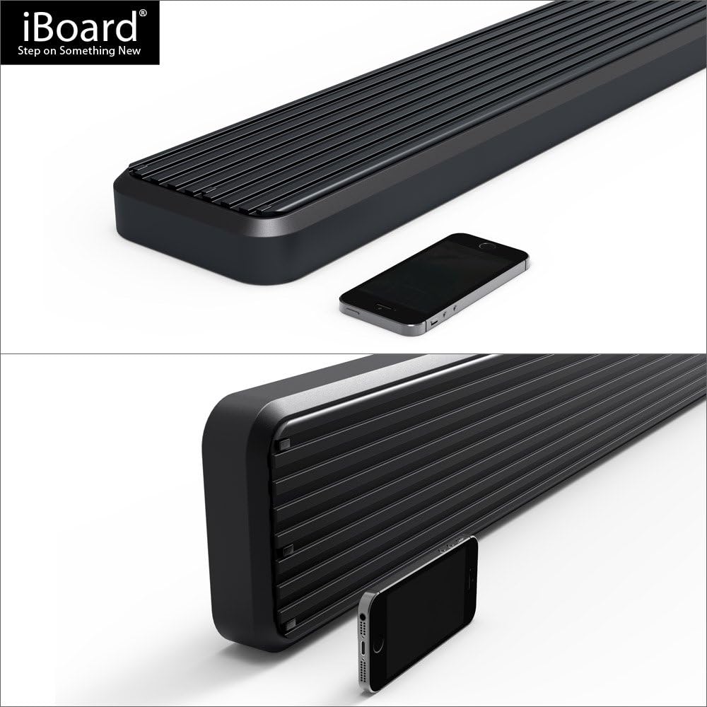 Black 6in Running Boards P5728