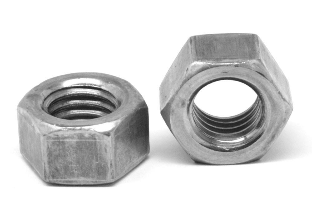 1 3/8x22-12 Fine Thread Grade 5 Finished Hex Nut Medium Carbon Steel Plain Finish R182310