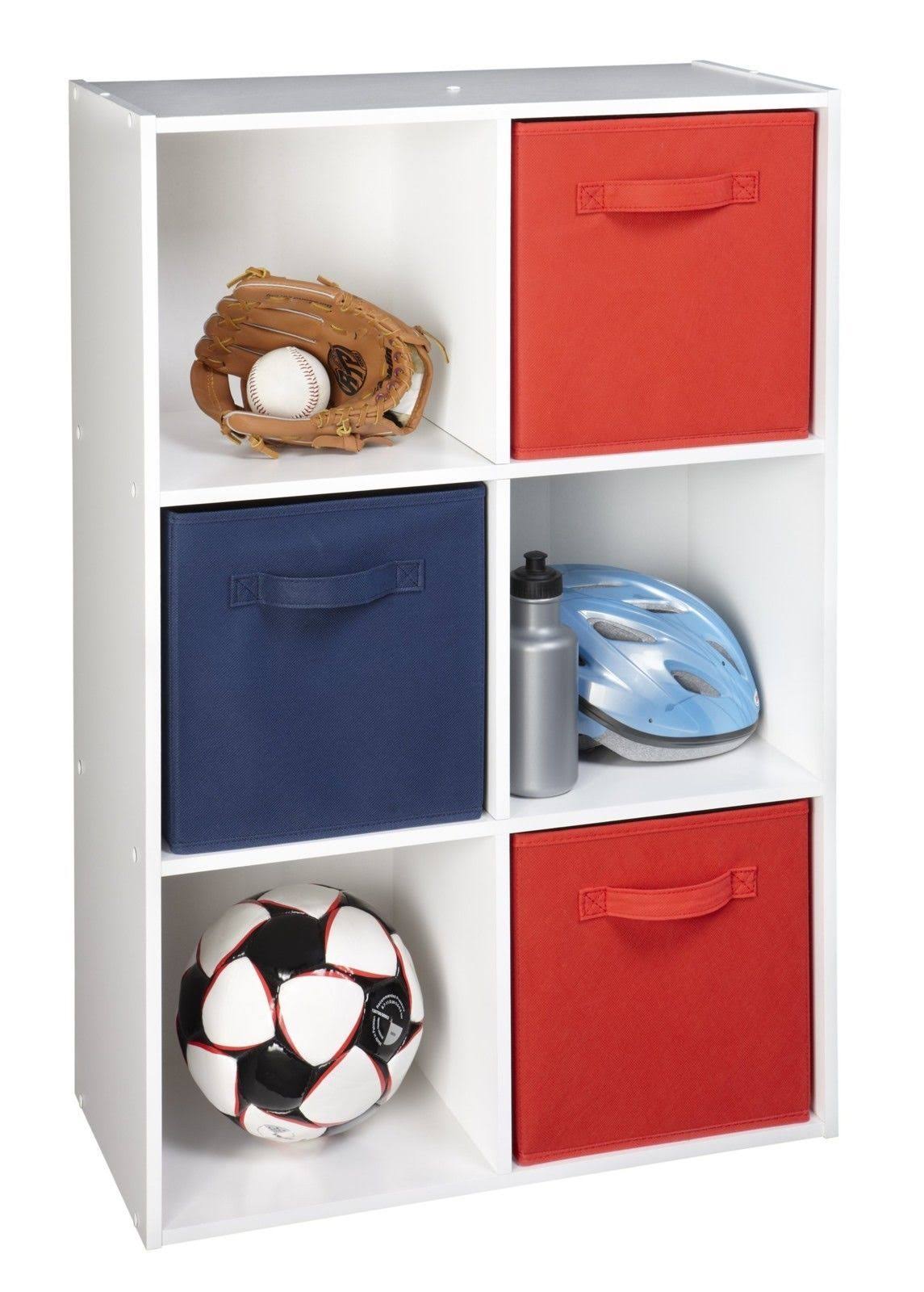 6-Cube White Organizer T441