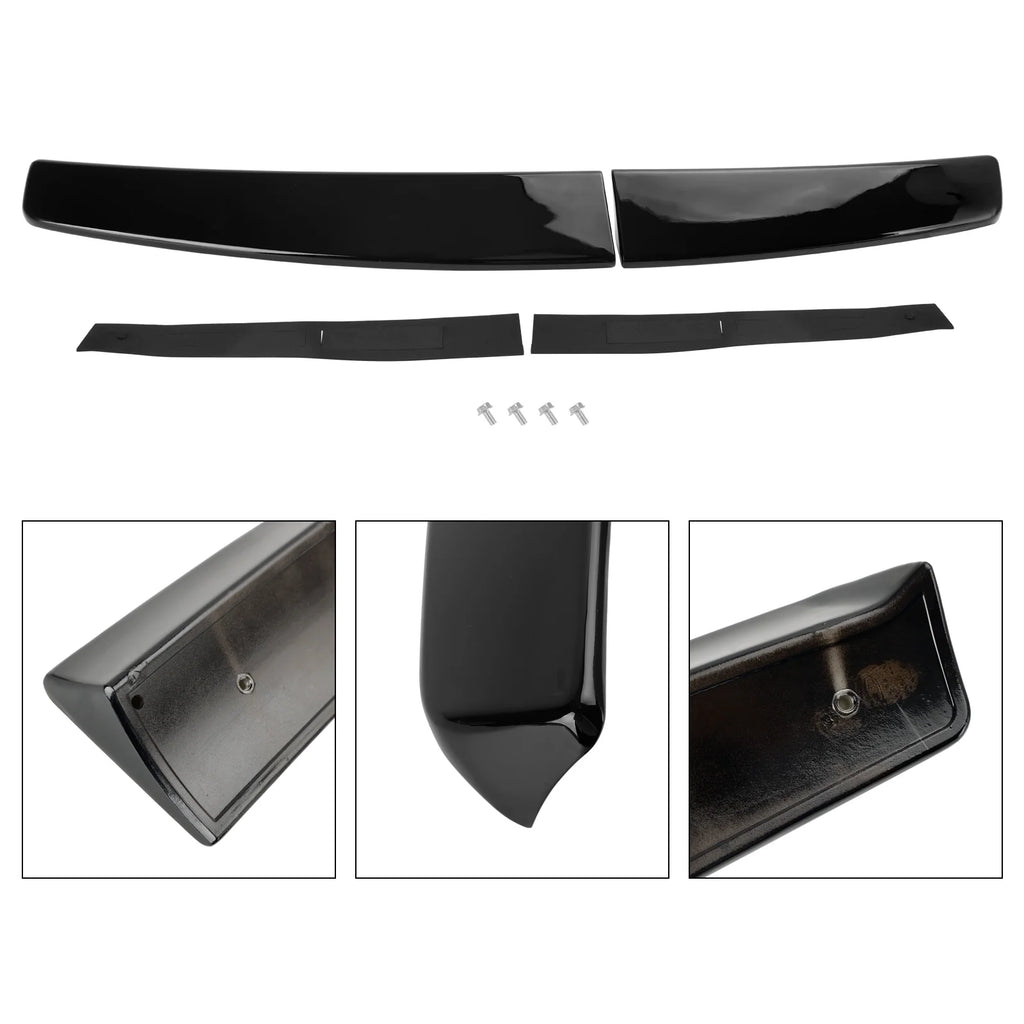 Gloss Black Rear Twin Barn Door Trunk Spoiler W81447