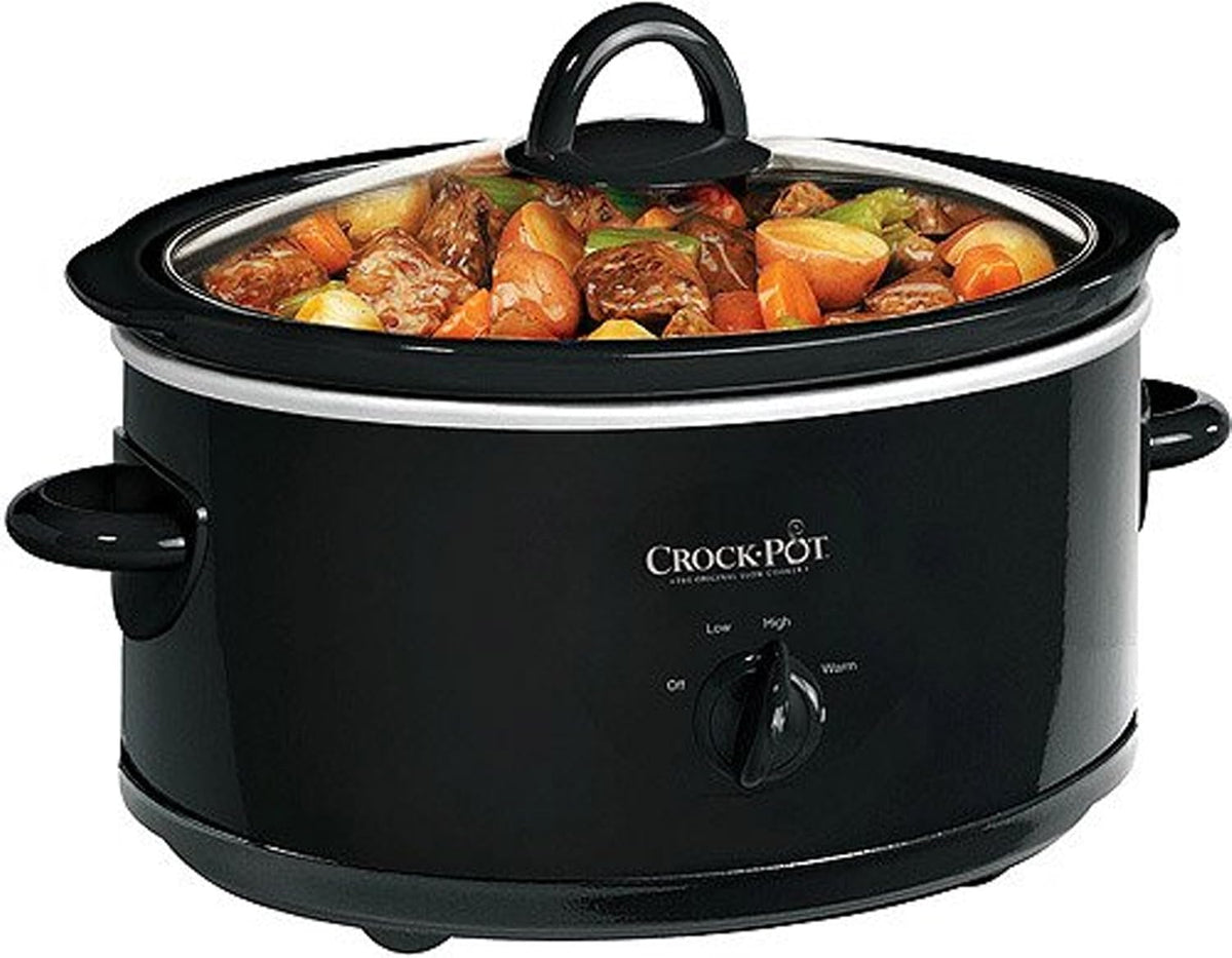 7 Quart Black Oval Slow Cooker C27853