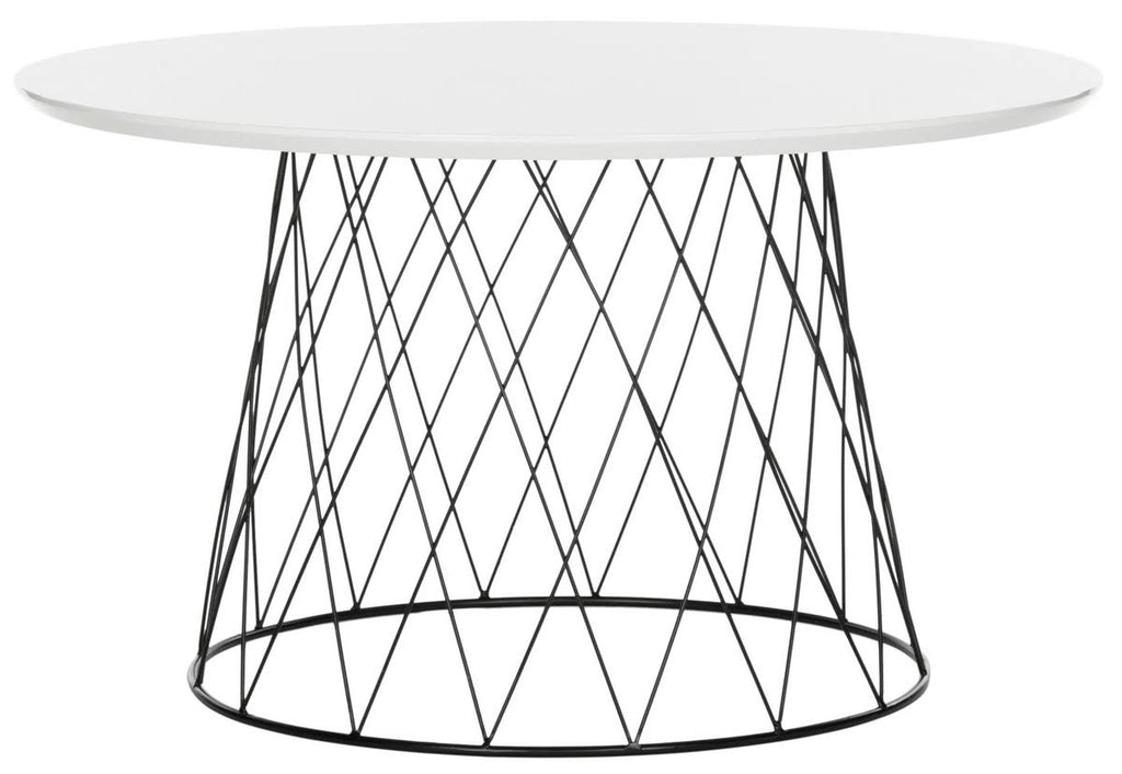 White Lacquer Coffee Table Z521