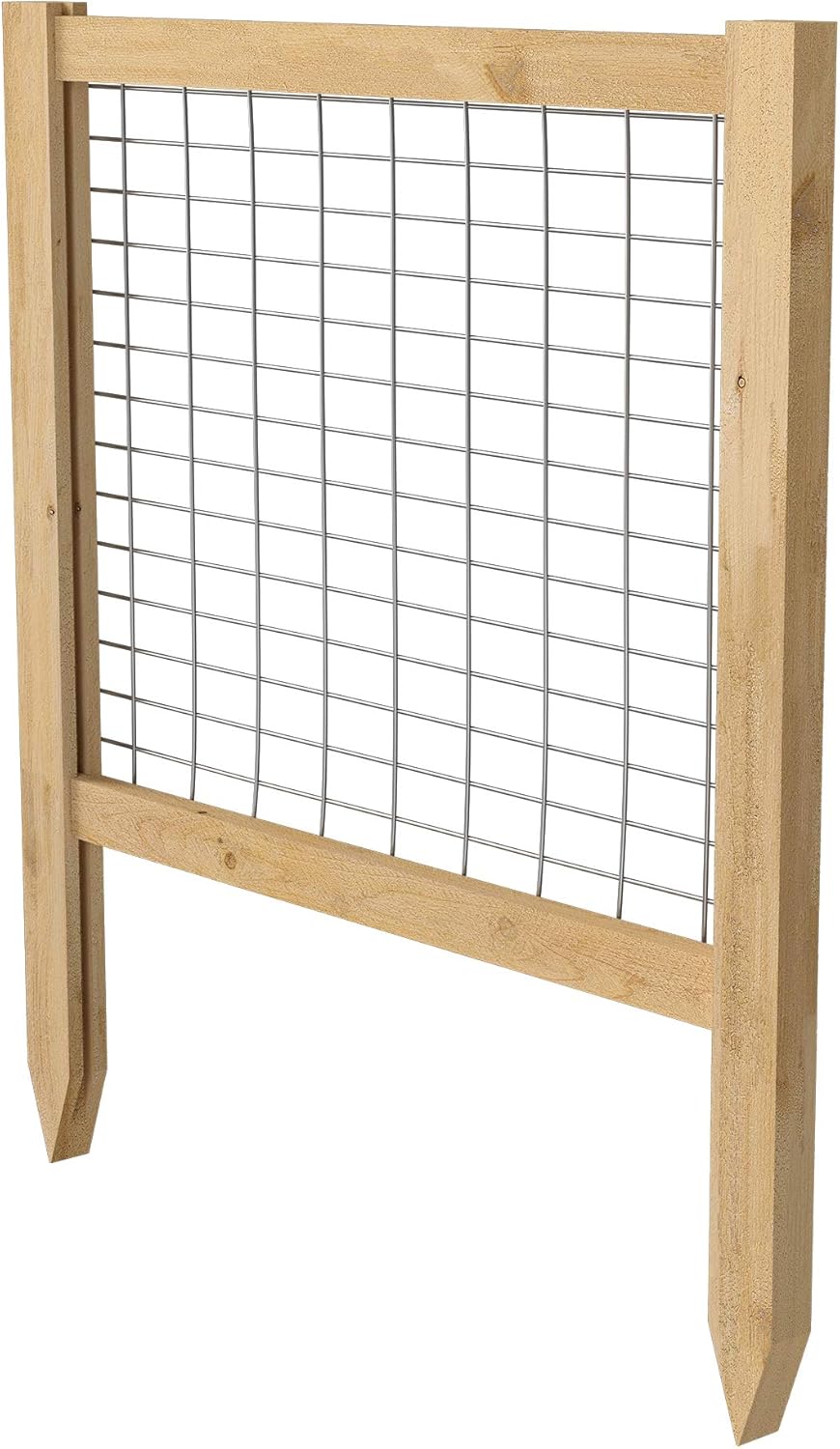 2 Pack 23.5" Cedar Garden Fence M60091