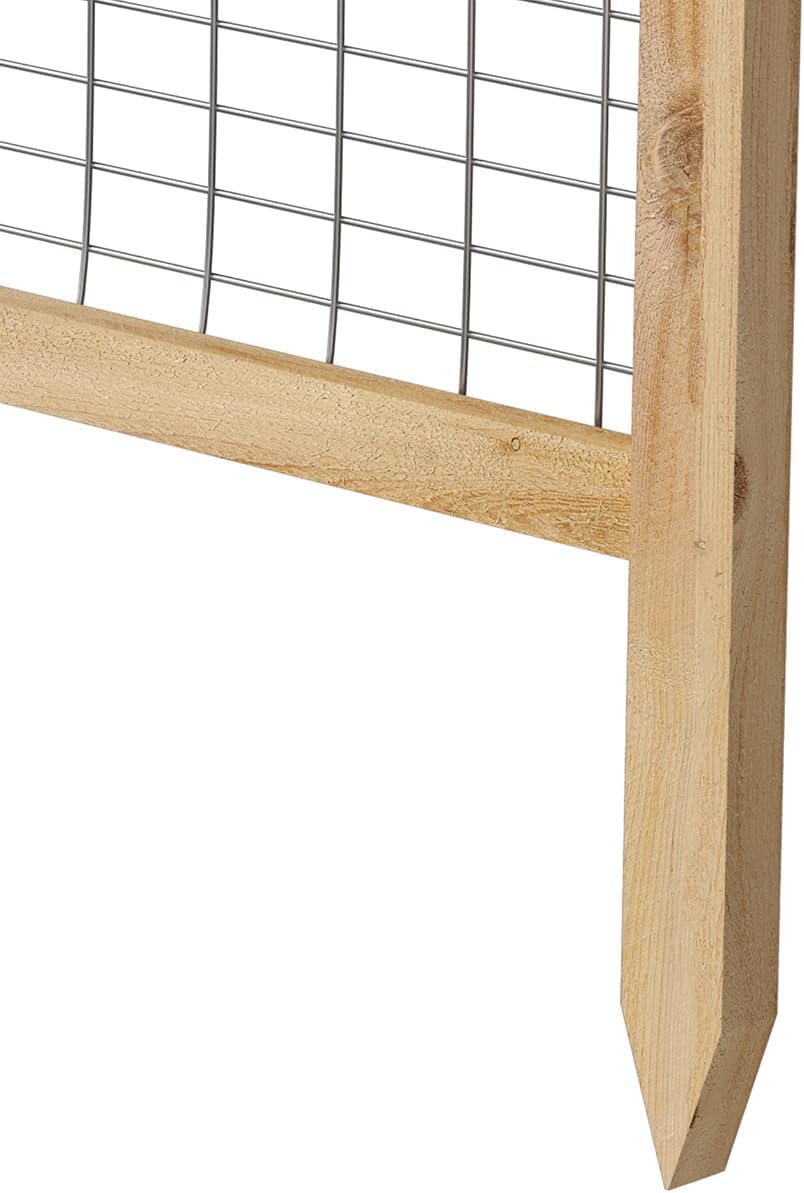 2 Pack 23.5" Cedar Garden Fence M60091