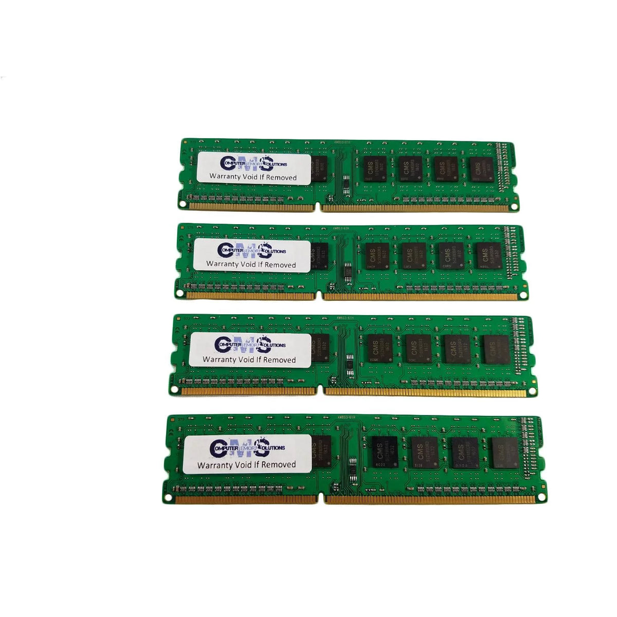 32GB (4X8GB) DDR3 12800 1600MHz NON ECC DIMM Memory Ram W872434
