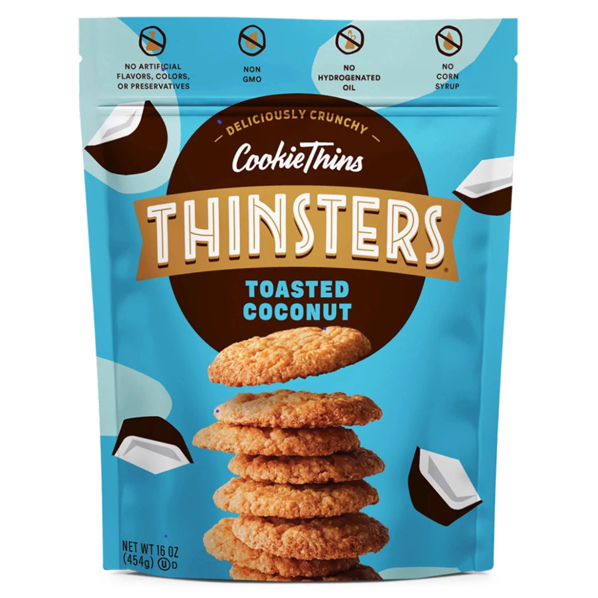 16 oz Toasted Coconut Cookie Thins M8282