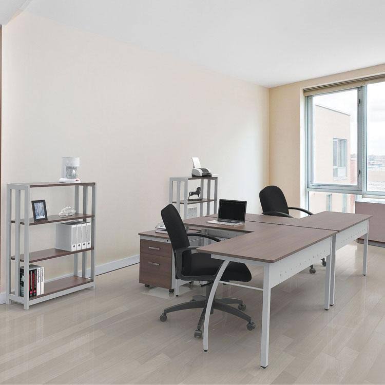 Mocha Three-Shelf Bookcase A54916