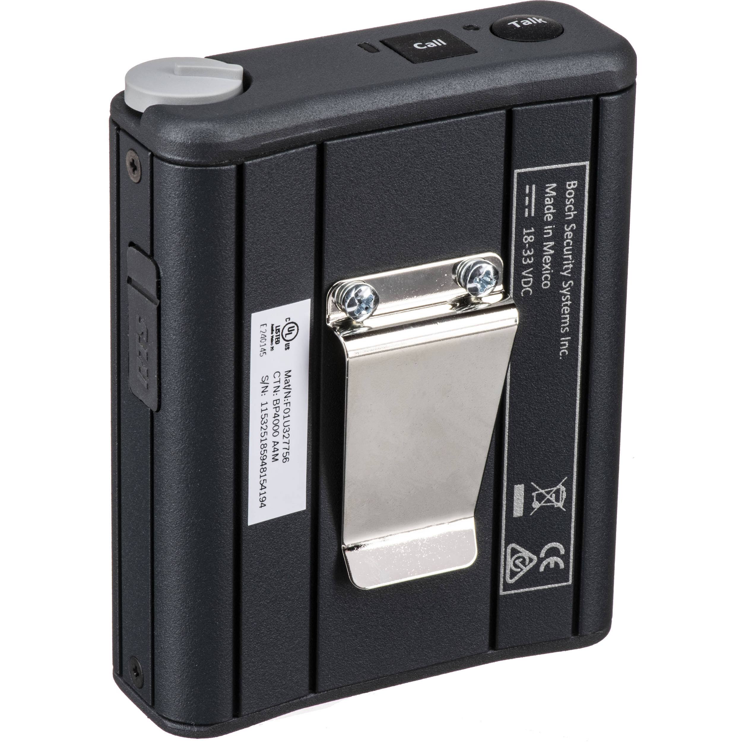 Single-Channel Portable Beltpack Headset Station O880
