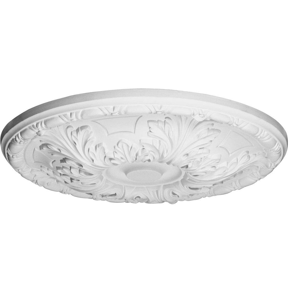 15 3/4x22OD x 5/8x22P Hand-Painted Firebrick Ceiling Medallion Q6395