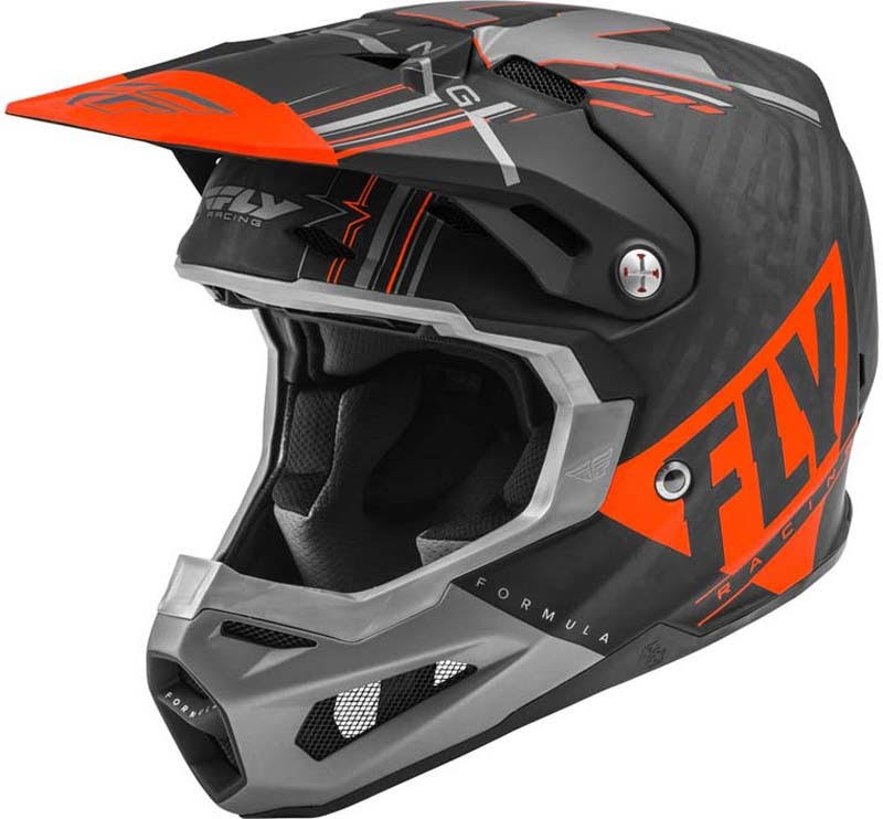 Red/White/Black Carbon Fiber Helmet Q542