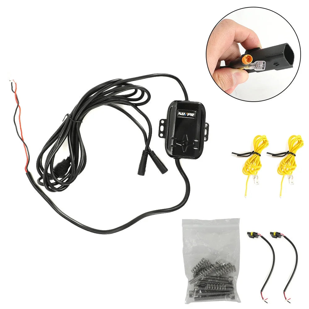 9" 3D LED Lens Halo Headlights with Turn Signal (2pcs/set) E922625