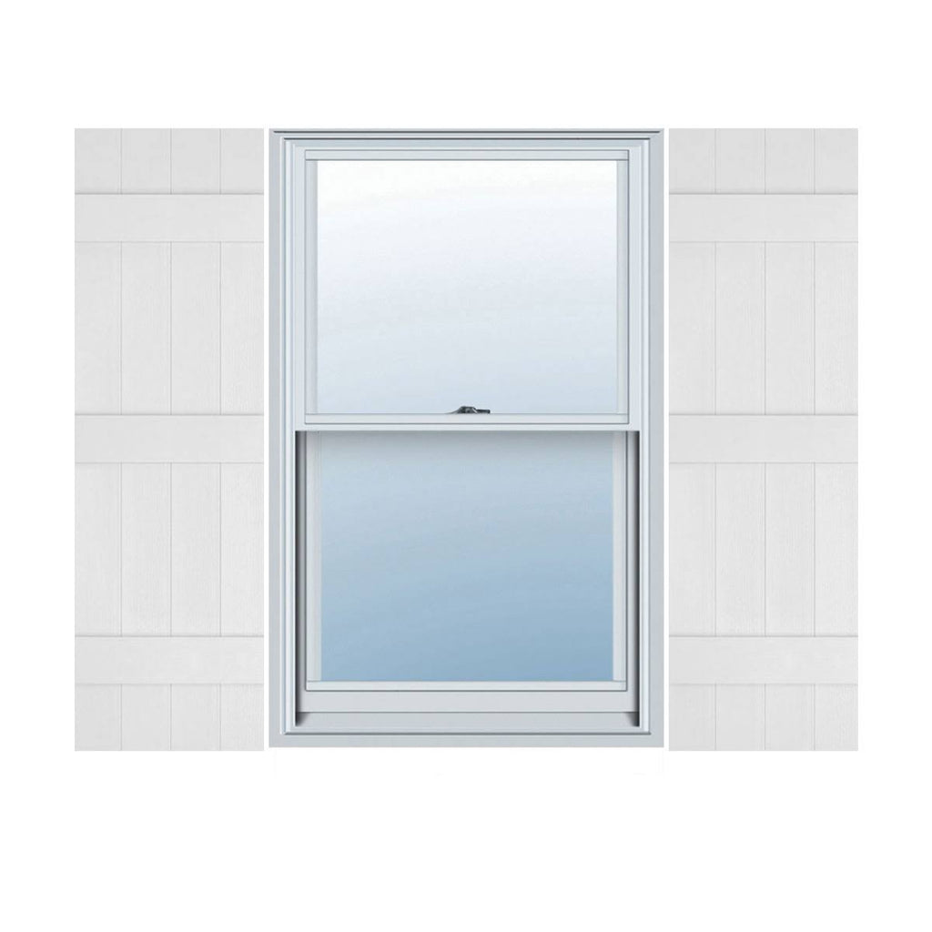 Board-n-Batten Shutters with Installation Shutter-Lok W451