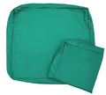 Patio Chair Cushion Pad Cover 24"X22"X4" Peacock B60905