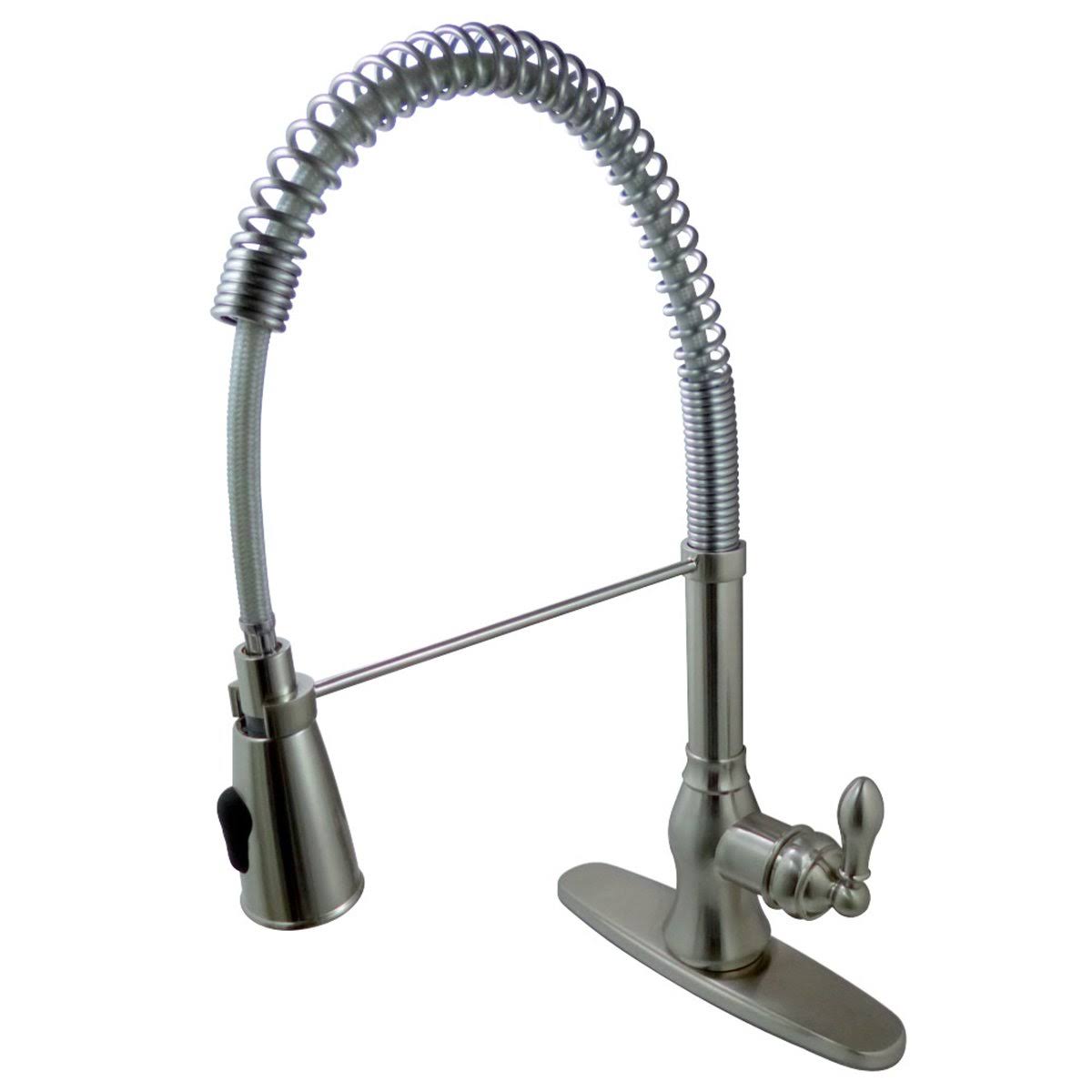 Polished Chrome Pull Down Single Handle Kitchen Faucet N7267