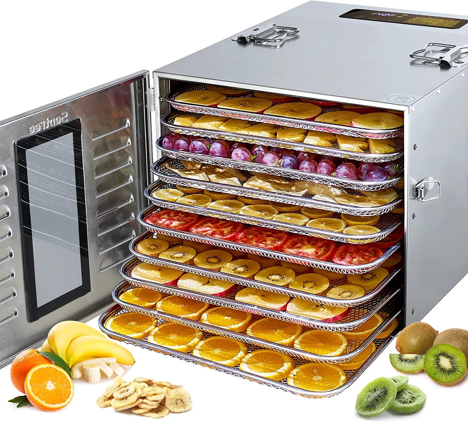 10 Trays Stainless Steel Food Dehydrator G565