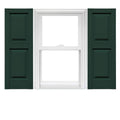Mid America Raised Panel Vinyl Shutters (1 Pair) - 14.75 x 55 122 Midnight Green A872