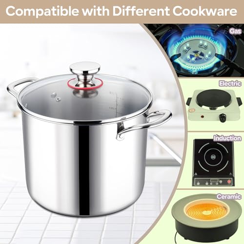 10 Quart Stainless Steel Stock Pot with Lid X4154