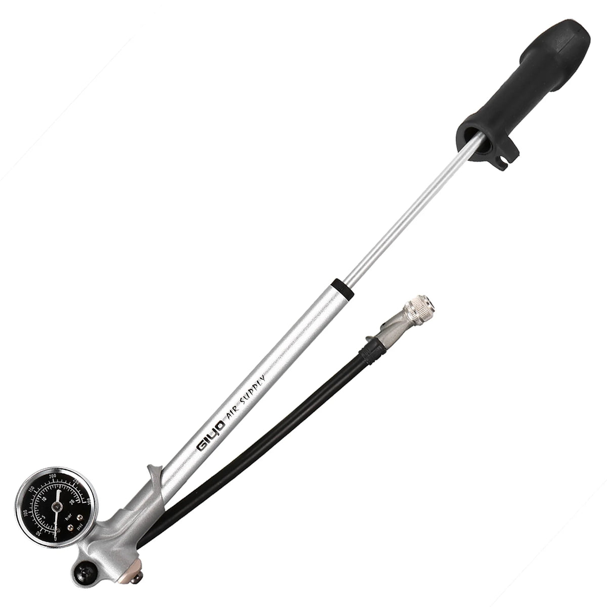 Air Pump with Lever Lock Schrader Valve for MTB Mountain Bike 300PSI F759