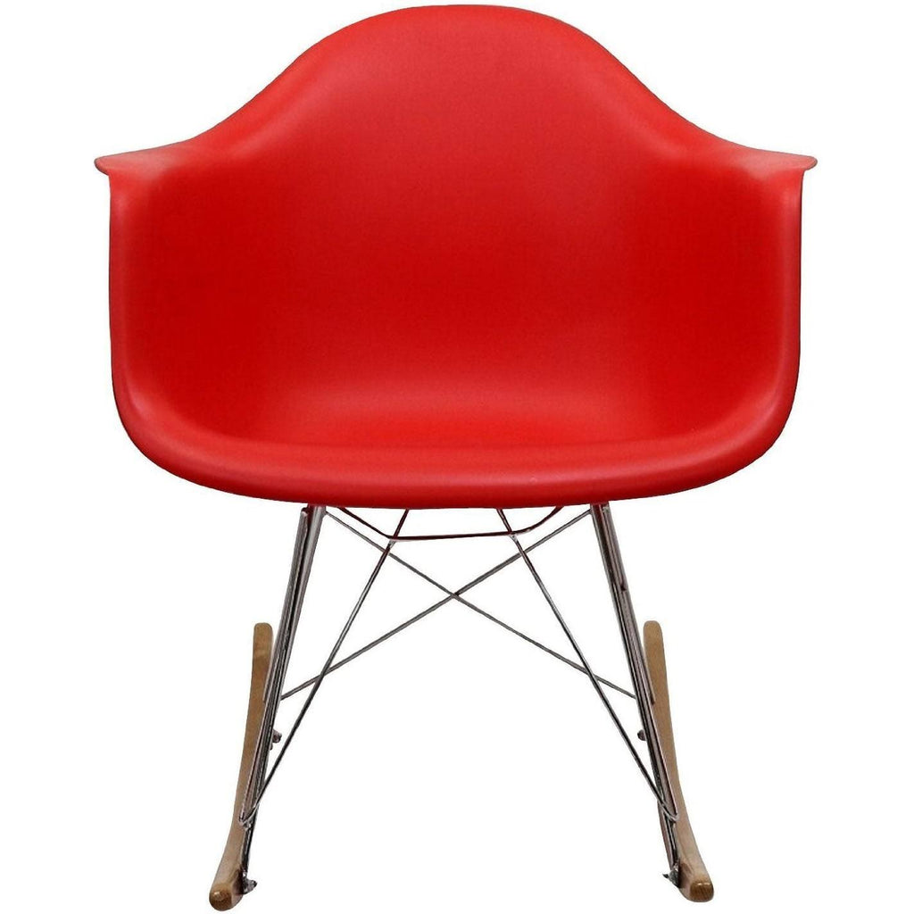 Bright Red Rocking Chair N2639
