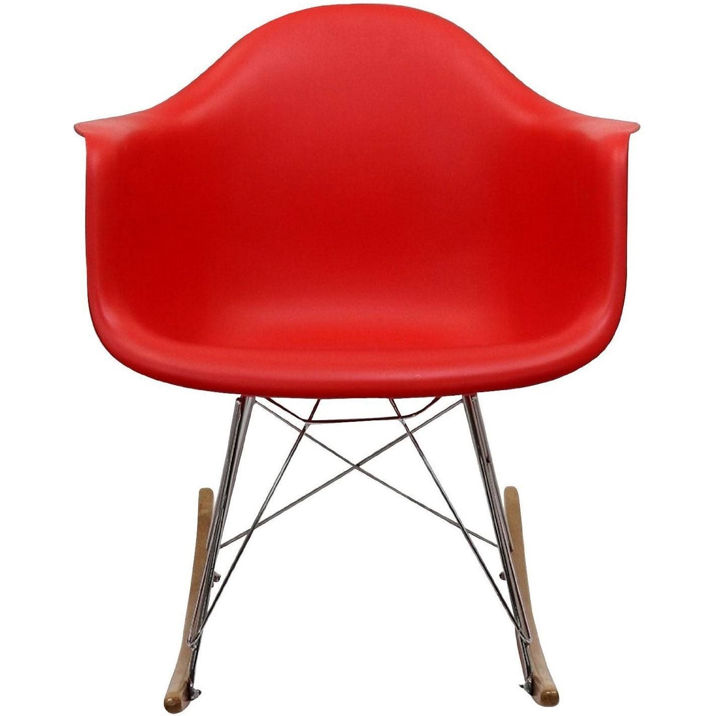 Bright Red Rocking Chair N2639