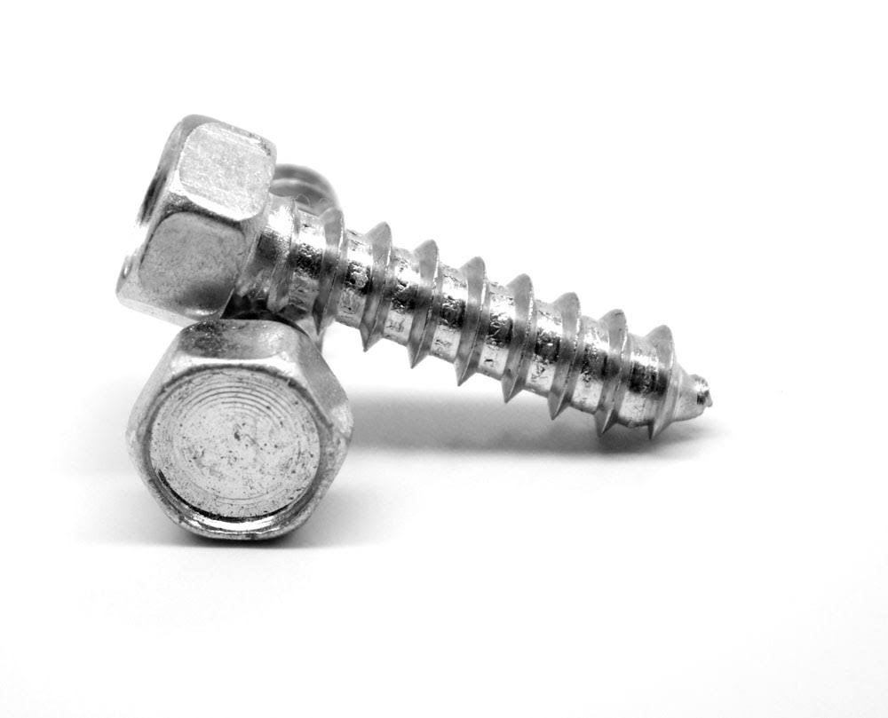 20 x 1/4 Sheet Metal Screw Indented Hex Head Type AB Low Carbon Steel Zinc Plated L796747