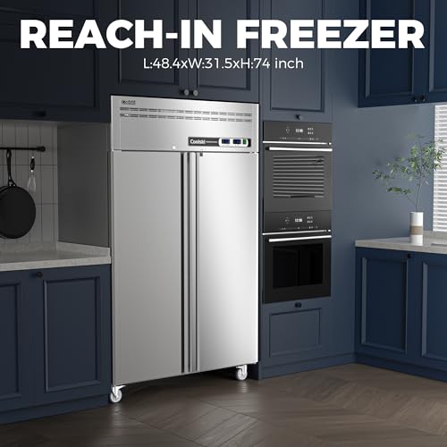 72" W 54 Cu.ft Commercial Refrigerator and Freezer Combo O679311