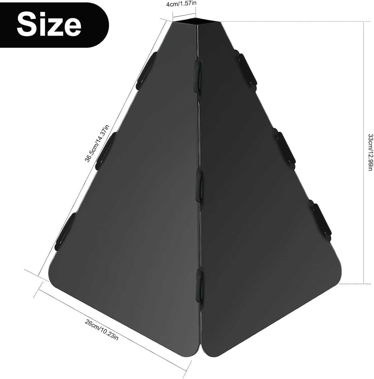 Black Squirrel Baffle for Bird Feeder Pole Q892016