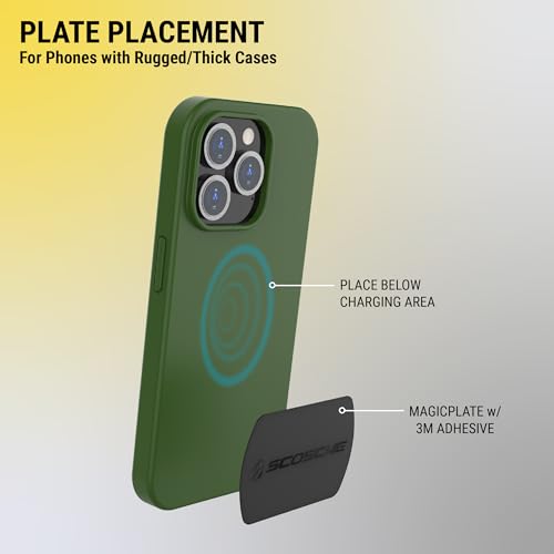 Replacement Plate Kit for Magnetic Car Phone Mount Holder, Metal Plates, Pack of 2 Z626