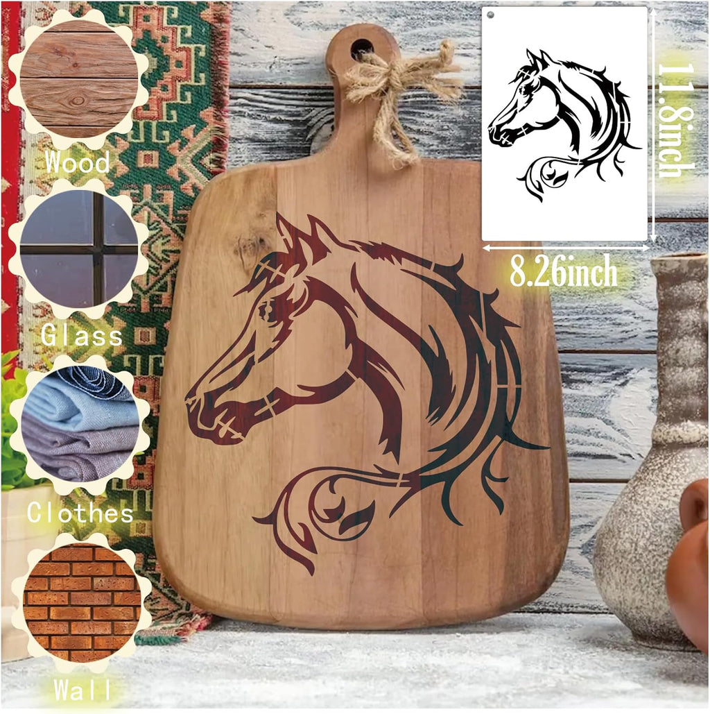 Reusable Horse Stencils for Painting K95460