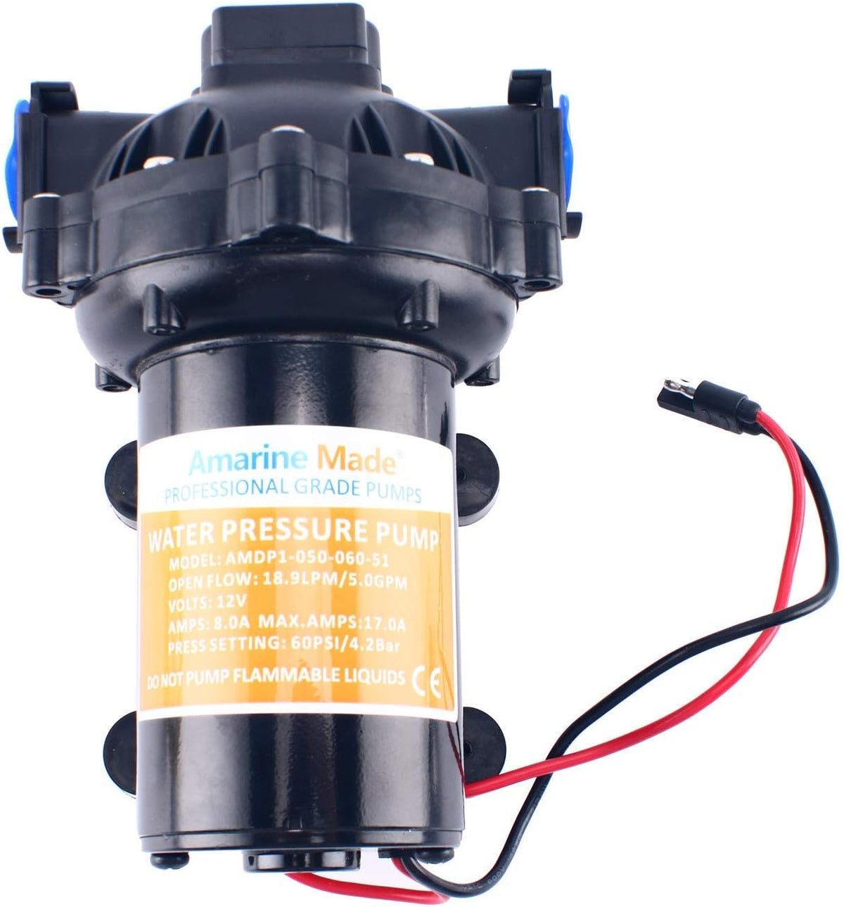 12v Water Pressure Diaphragm Pump 60 Psi Pack of 2 J7946
