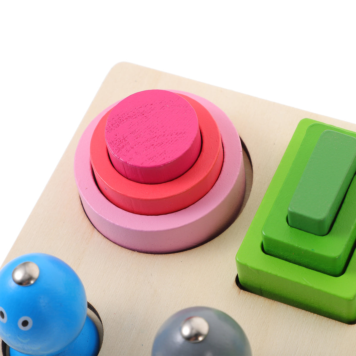 Wooden Montessori Educational Building Blocks for Toddlers P65004