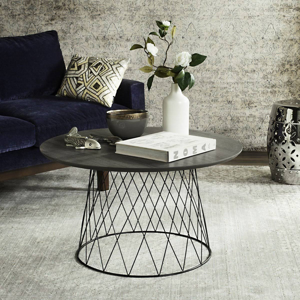 White Lacquer Coffee Table Z521