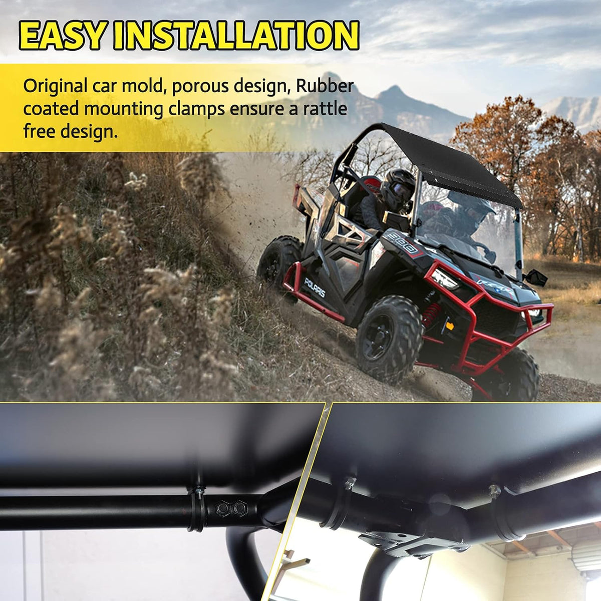 Aluminum UTV Hard Roof 2 Seat A3622