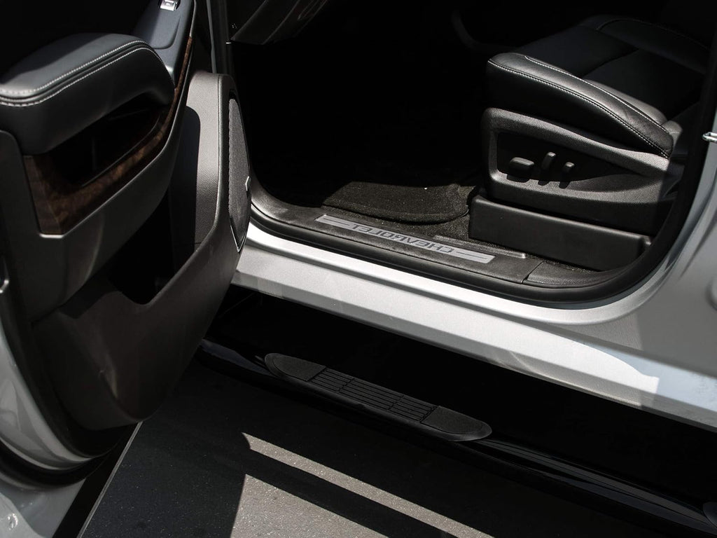 Black Side Step Bars for Ford Super Duty F-350 Regular Cab V7835