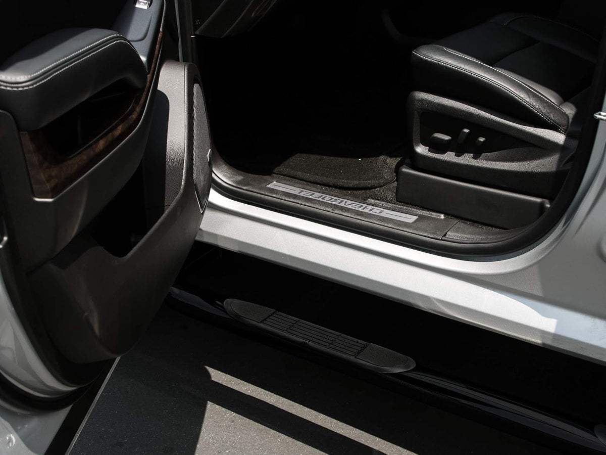 Black Side Step Bars for Ford Super Duty F-350 Regular Cab V7835