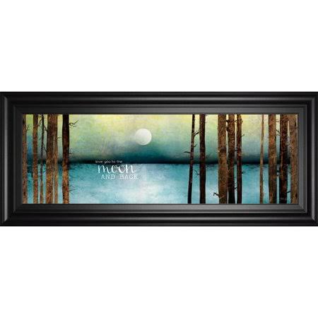 Black Framed Graphic Art K449