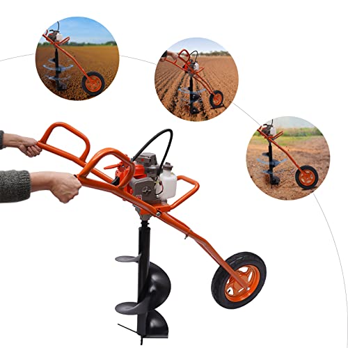 3HP Gas Powered Earth Auger with 11" Bit H601