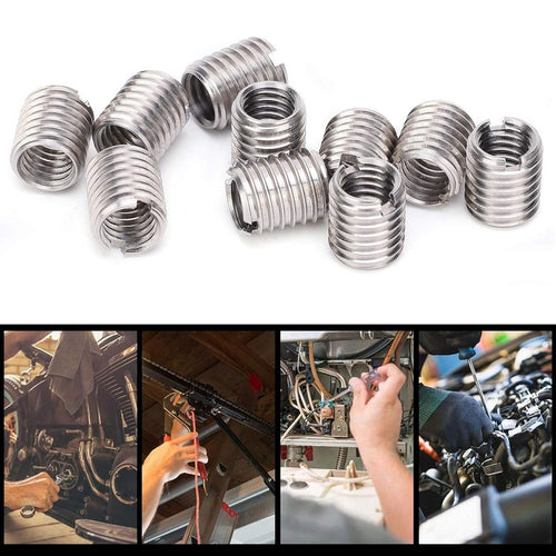 10Pcs Stainless Steel Hex Socket Drive Insert Nut for Wood Furniture (20 x15mm) V162