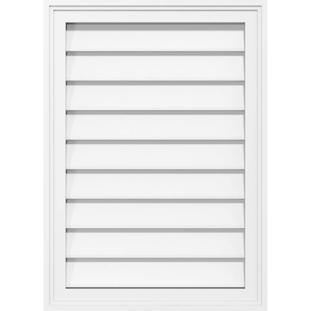 22x22W x 18x22H PVC Gable Vent with Brickm Q254919