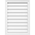 22x22W x 18x22H PVC Gable Vent with Brickm Q254919