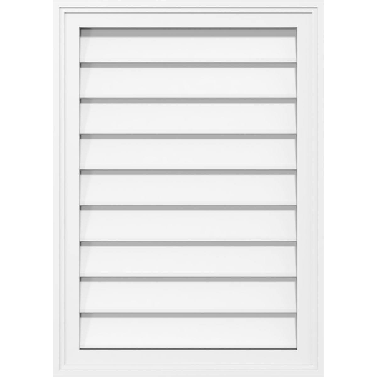 22x22W x 18x22H PVC Gable Vent with Brickm Q254919