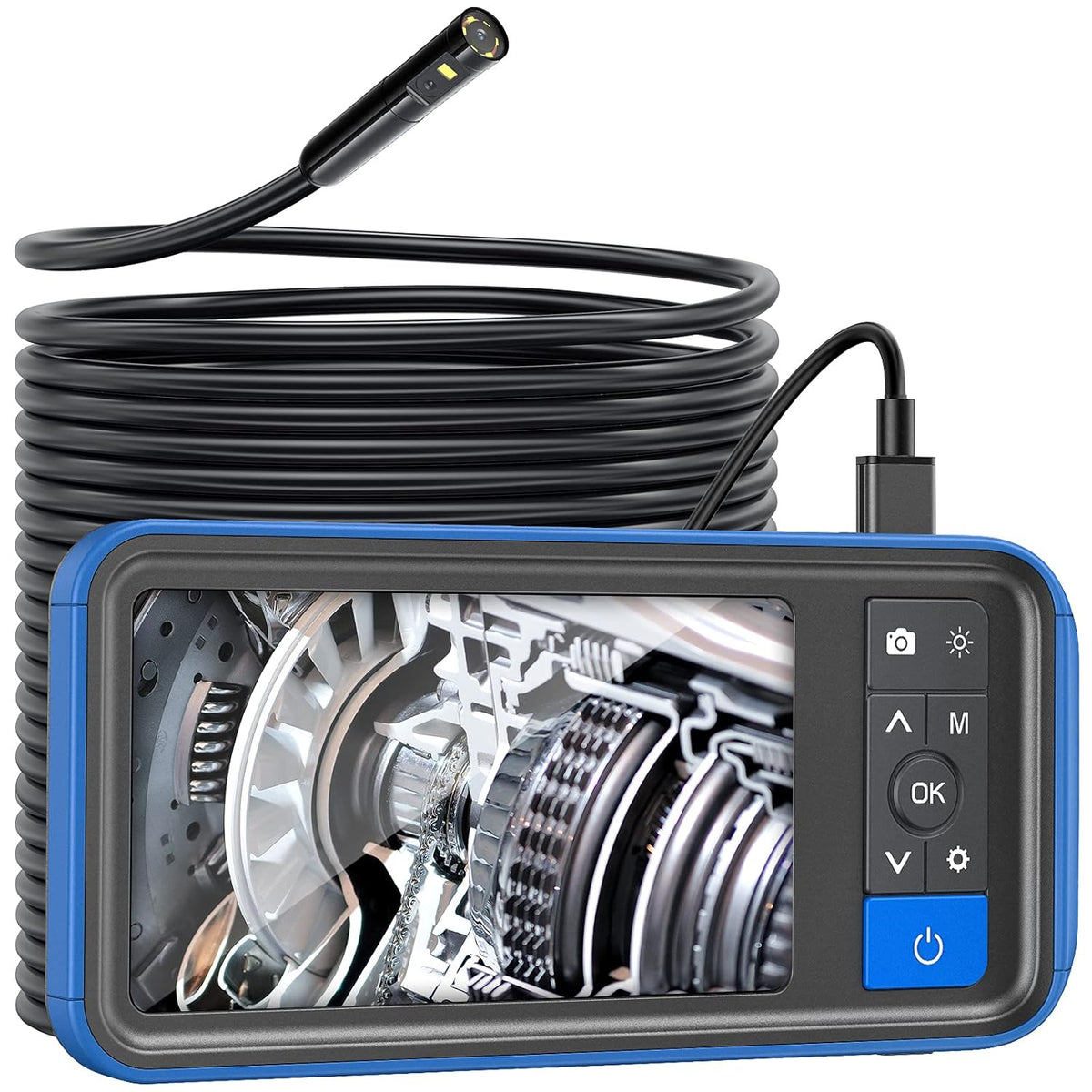 50FT Dual Lens Sewer Inspection Camera with 4.5'' Screen U642472