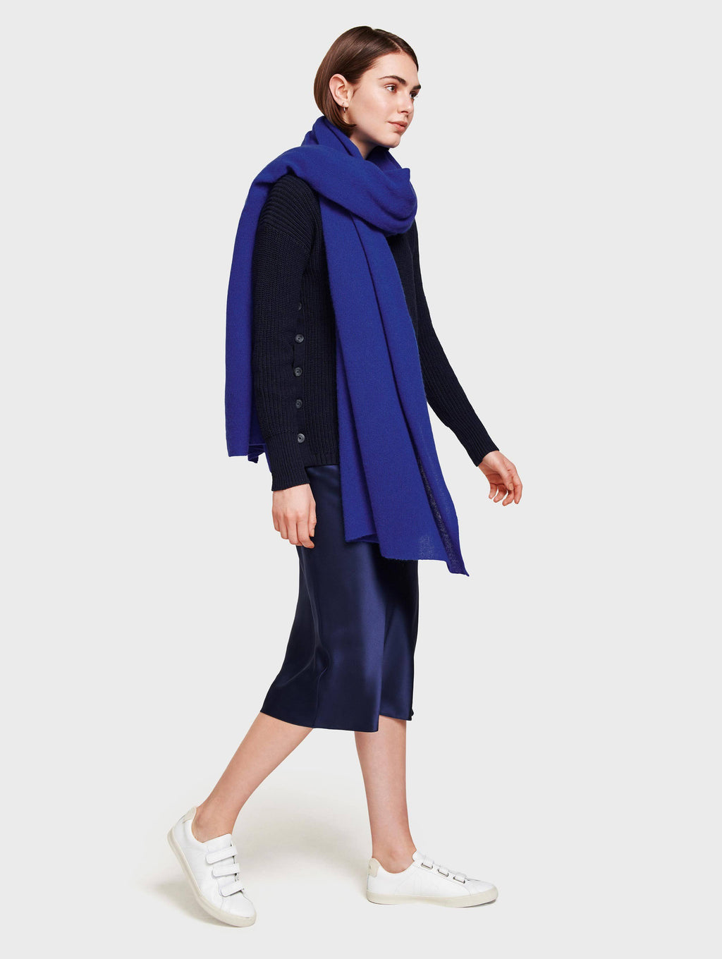 Casa Blue Cashmere Travel Wrap Q2012