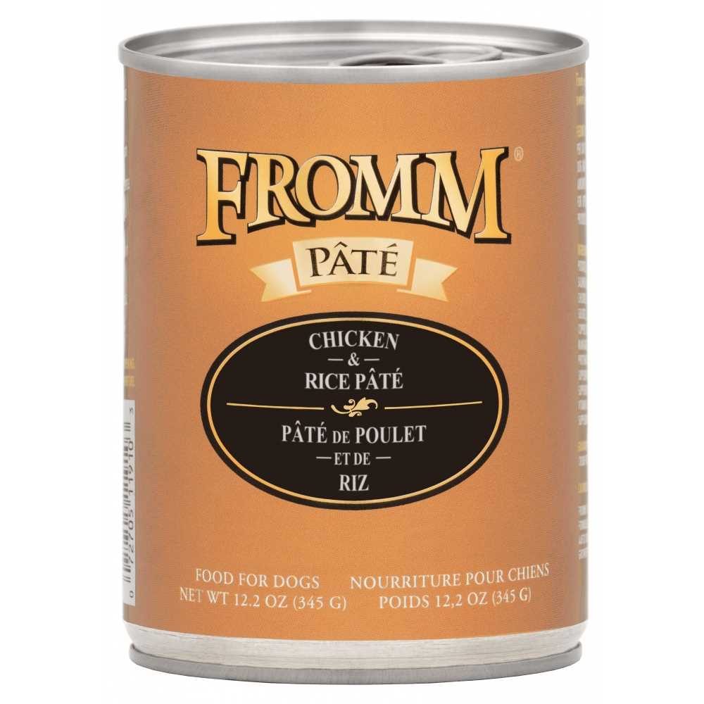 12.2 oz Chicken & Rice Pate Canned Dog Food, case of 12 D991