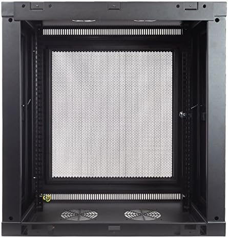 12U Wall Mount Rack 13 Inch Deep Black N99869