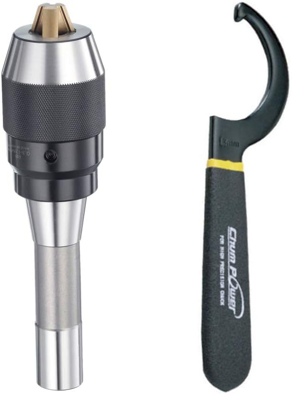 1/64"-1/2" Heavy Duty Keyless Drill Chuck with Integrated Shank U54753