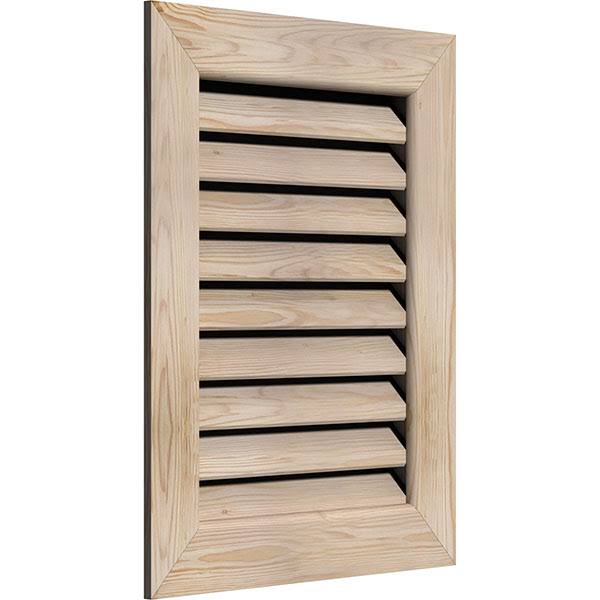 16-in W x 16-in H Vertical Gable Vent Unfinished Smooth Pine F600238