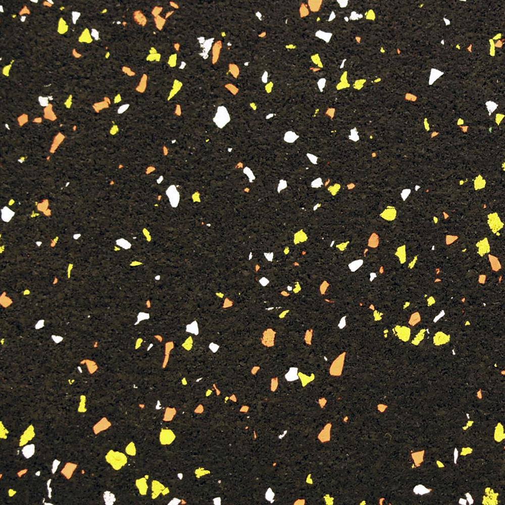 Elephant Bark Candy Corn 4 ft. x 4.5 ft. Rubber Flooring L227