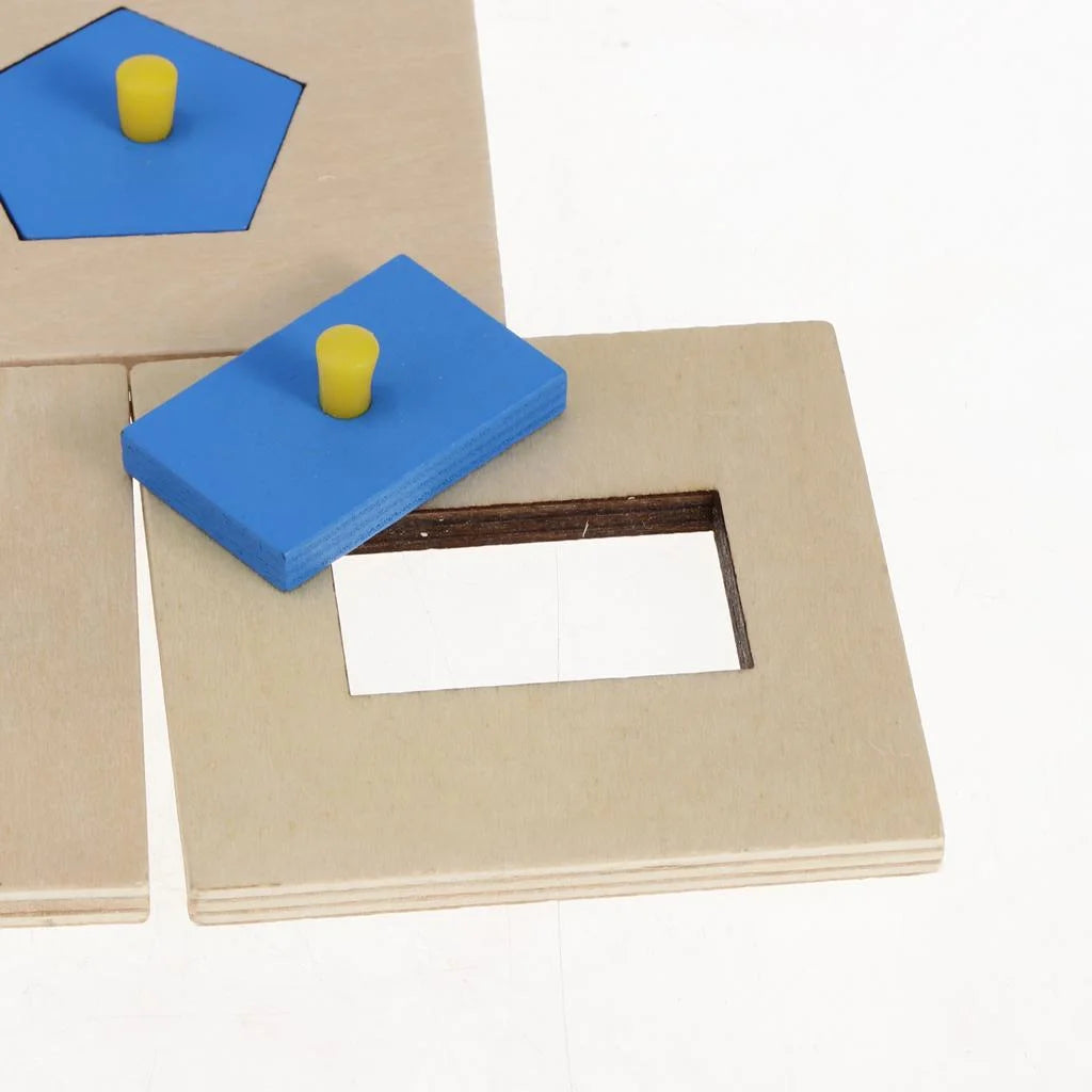 10 Pc Montessori Shapes Sorting Puzzle J411