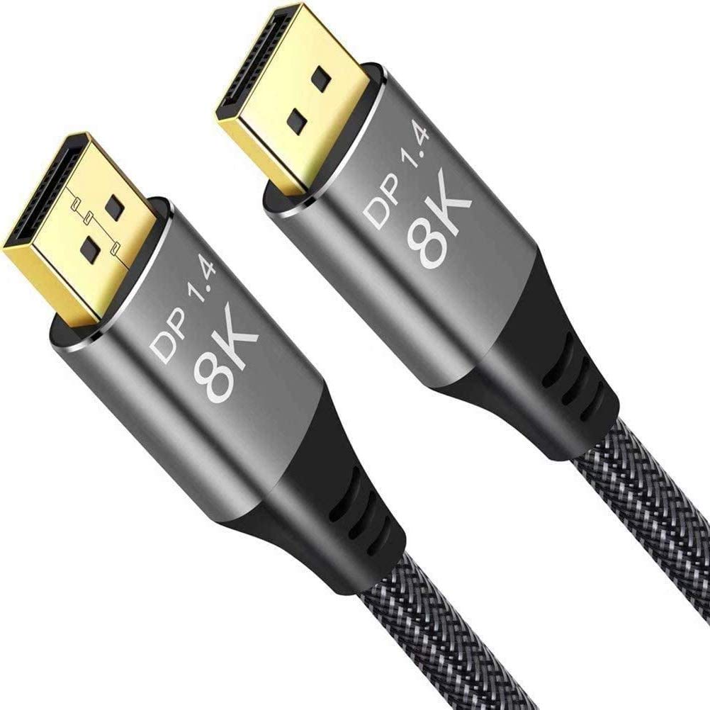 8K DisplayPort 1.4 Cable 33ft Pack of 2 D42895
